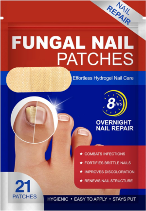 Anti-Fungal Nail Repair Patches – 21 Pack | Nail Fungus Treatment & Repair